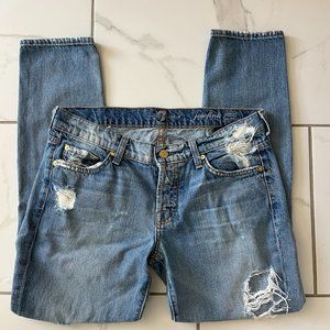 7 For All Mankind Women's Jeans Boyfriend Size 26